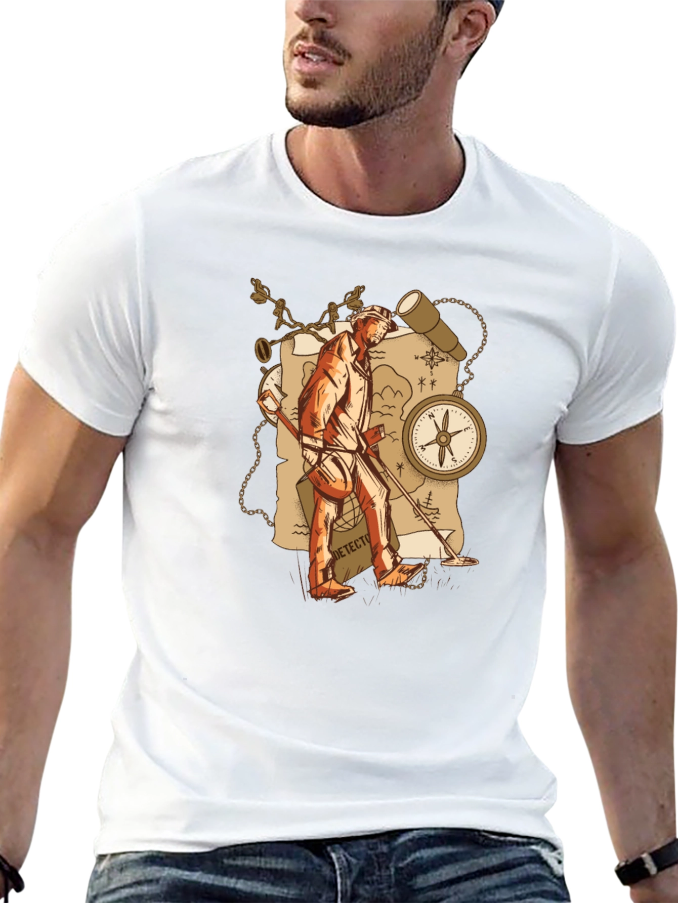Treasure Hunter Graphic T-Shirt - Adventure Awaits!