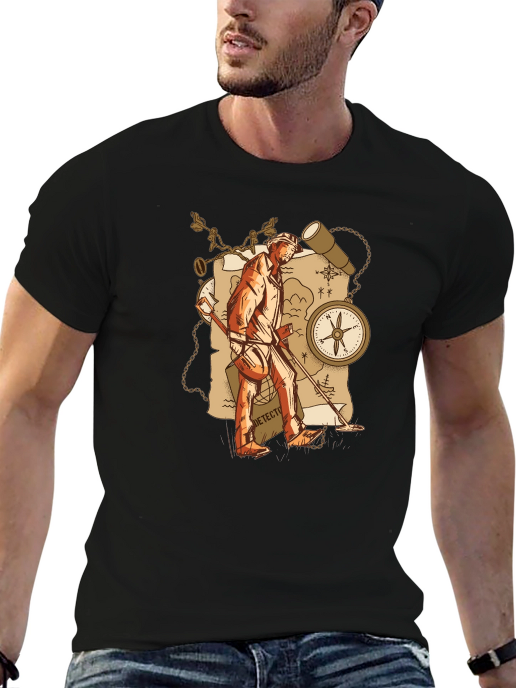 Treasure Hunter Graphic T-Shirt - Adventure Awaits!