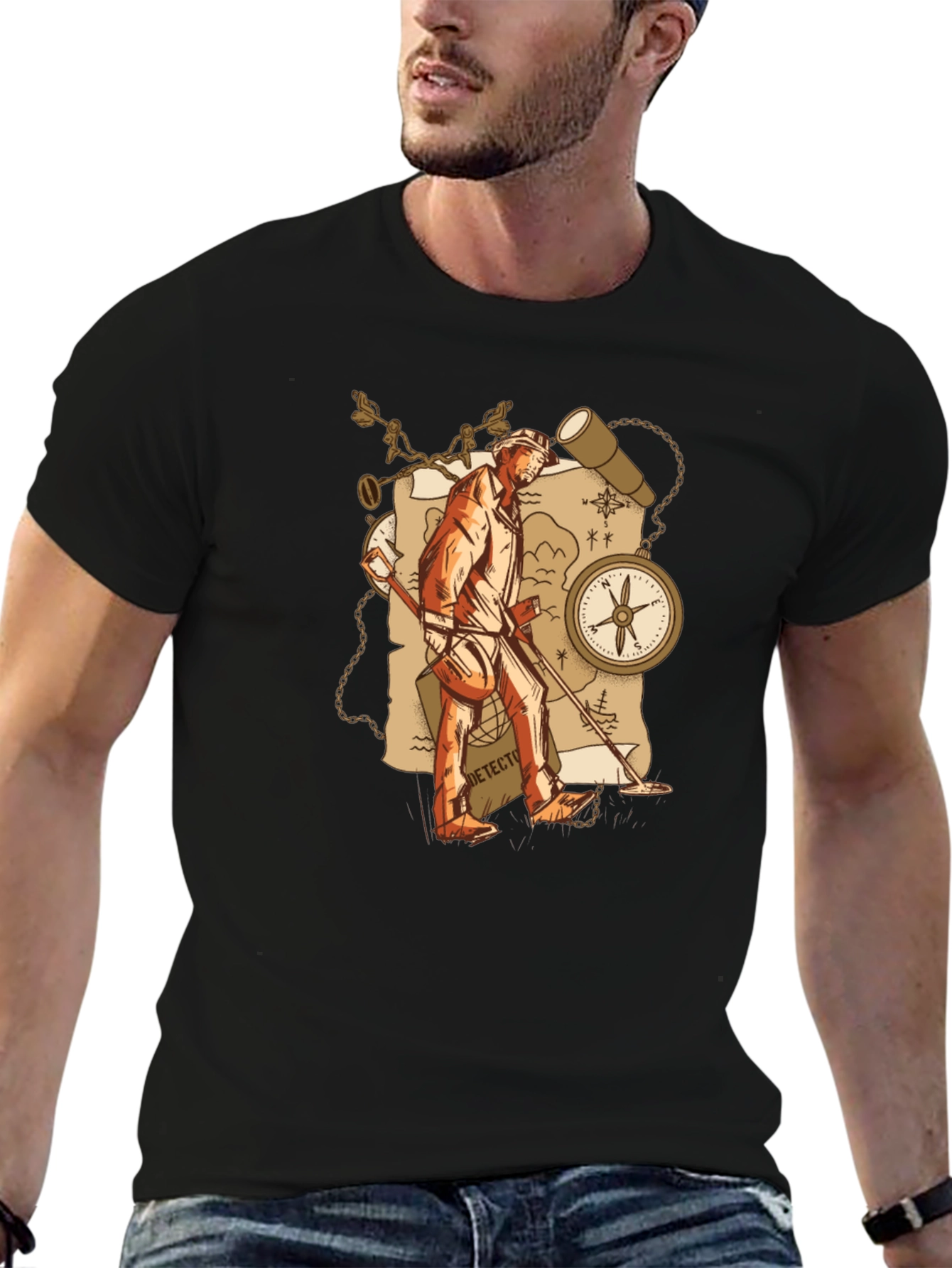 Treasure Hunter Graphic T-Shirt - Adventure Awaits!