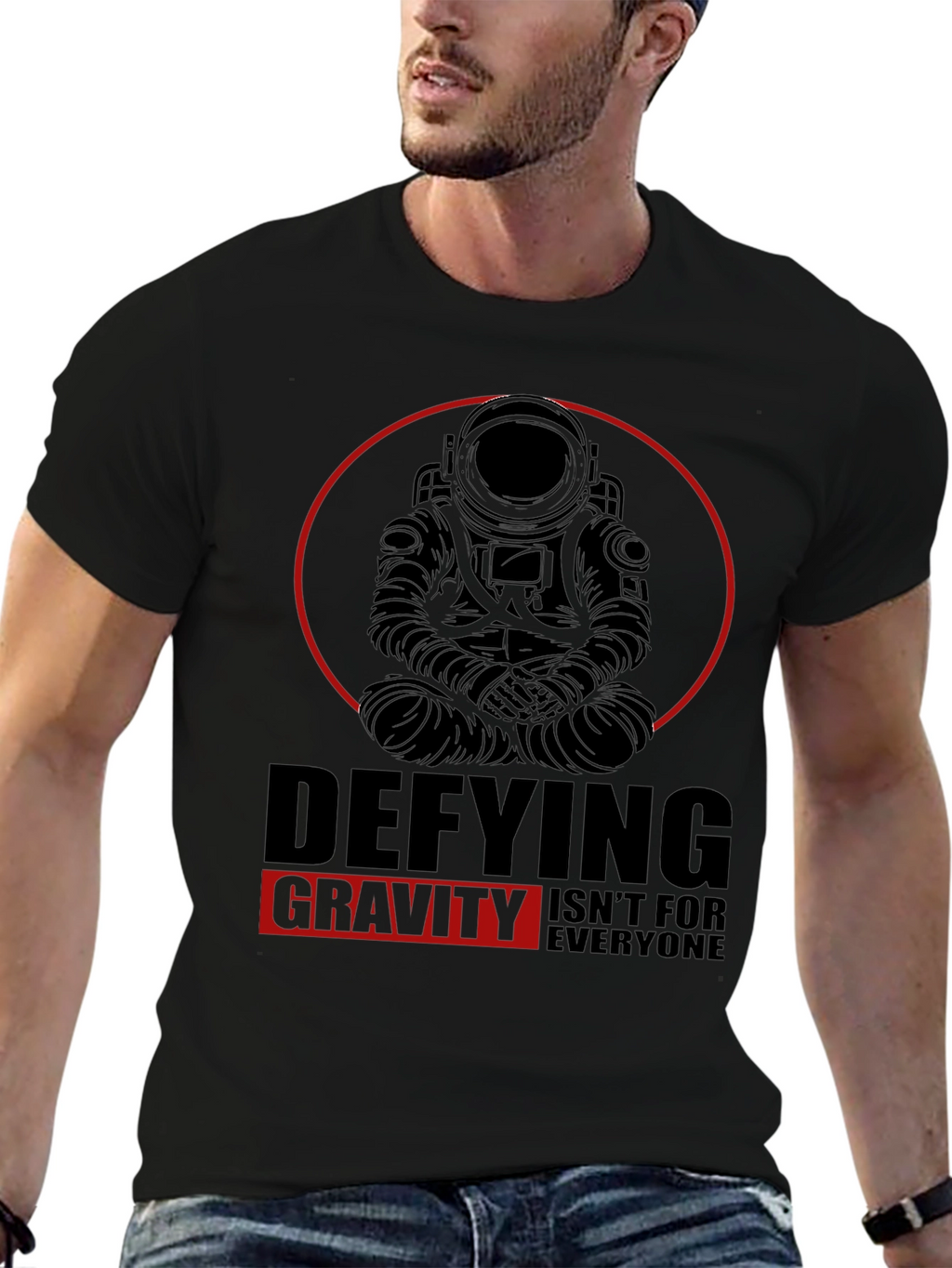 Defying Gravity T-Shirt - Astronaut Design