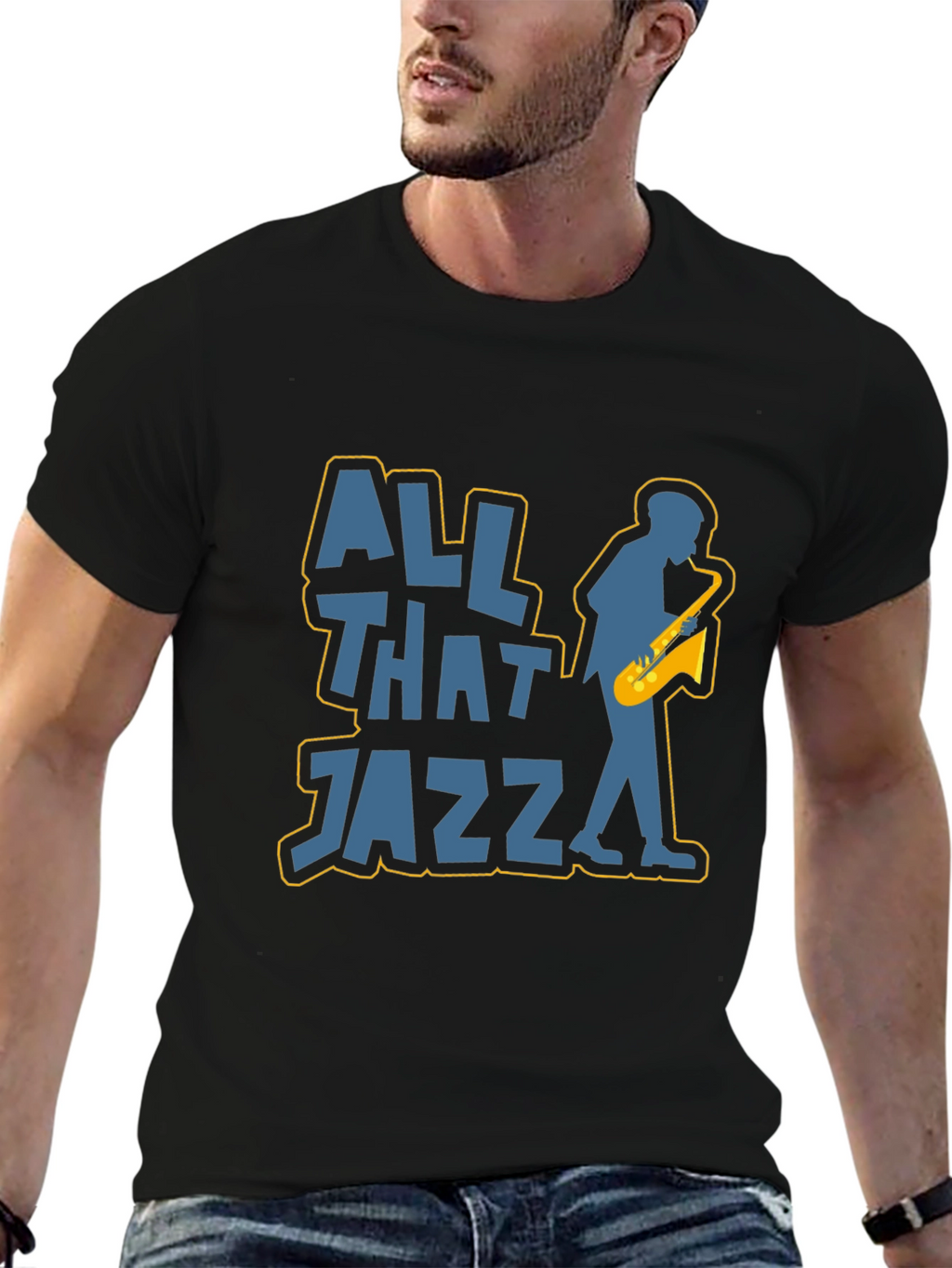 All That Jazz T-Shirt - Musician Saxophone Tee