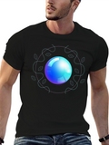 Orb Design Black T-Shirt