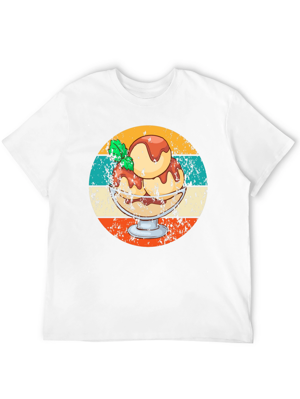 Retro Ice Cream Sundae Graphic Tee