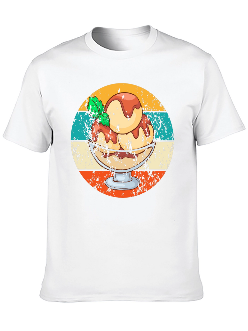 Retro Ice Cream Sundae Graphic Tee