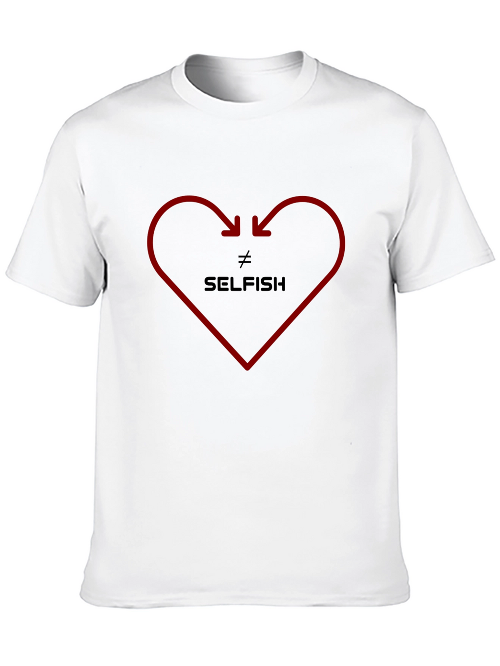 Not Selfish Heart Graphic Tee