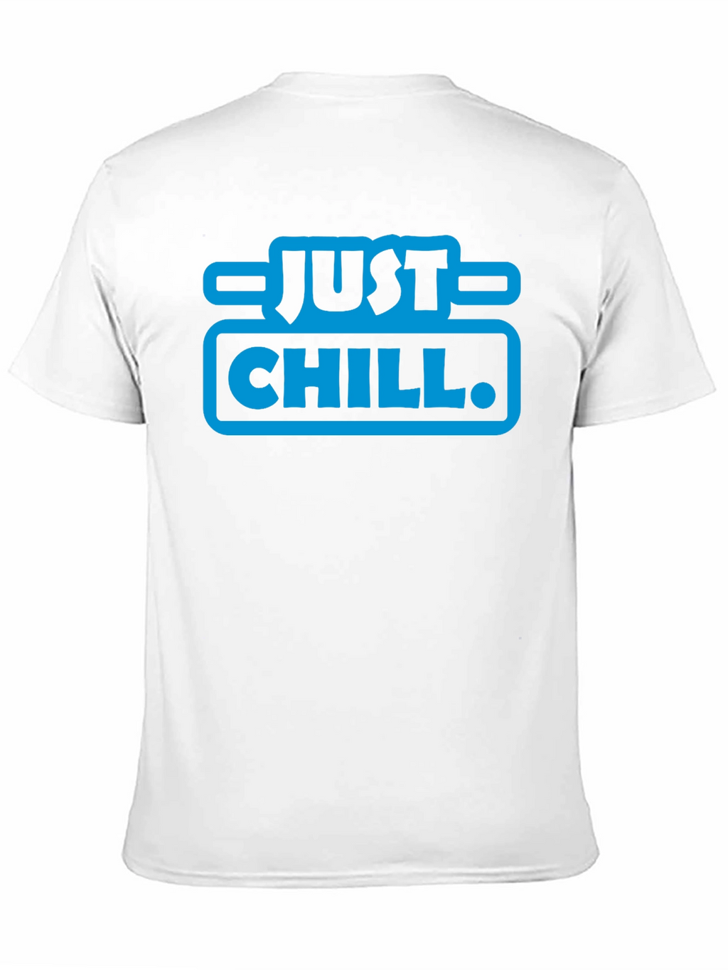 Just Chill Graphic T-Shirt - Black Crew Neck Tee