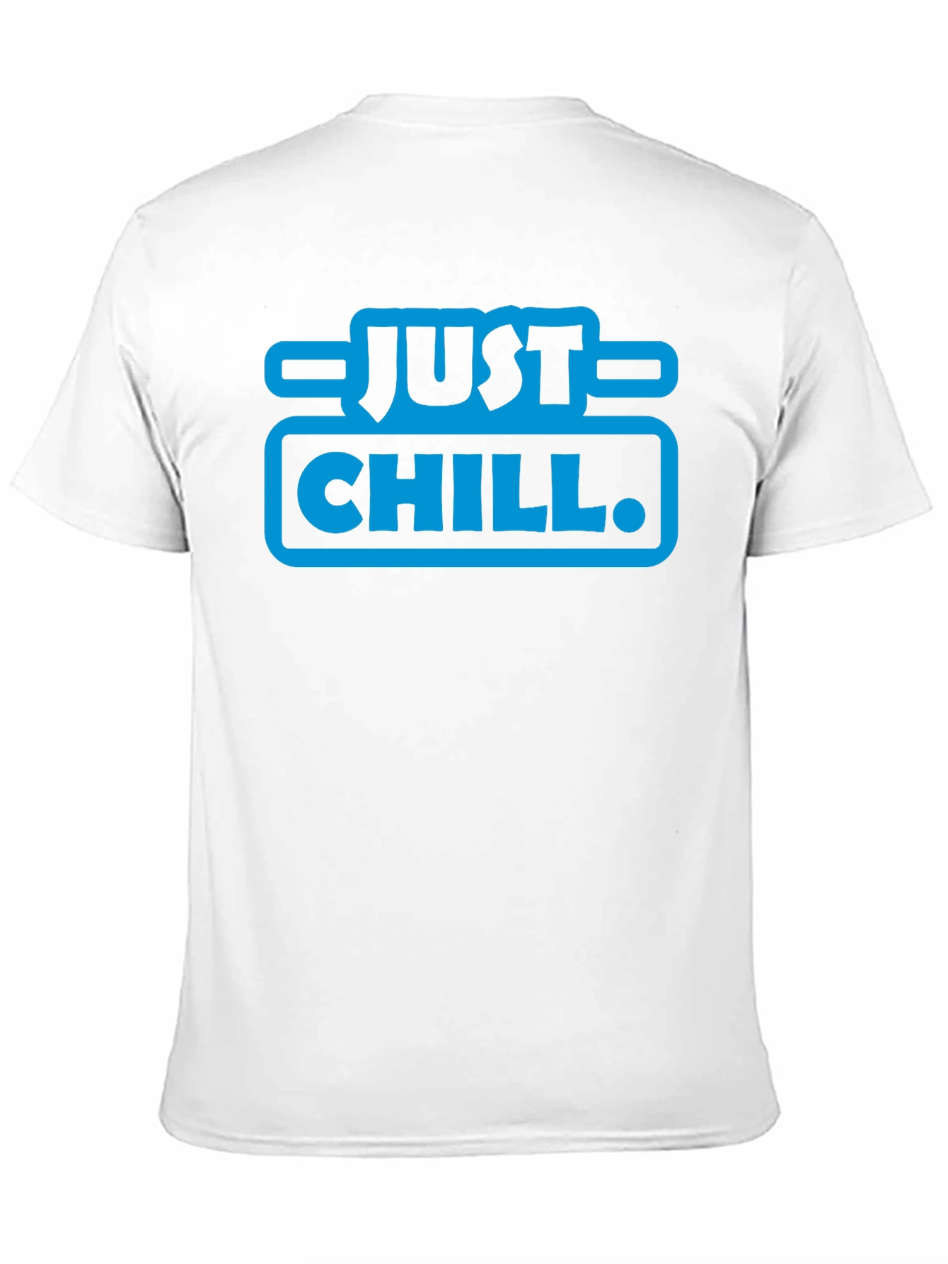 Just Chill Graphic T-Shirt - Black Crew Neck Tee