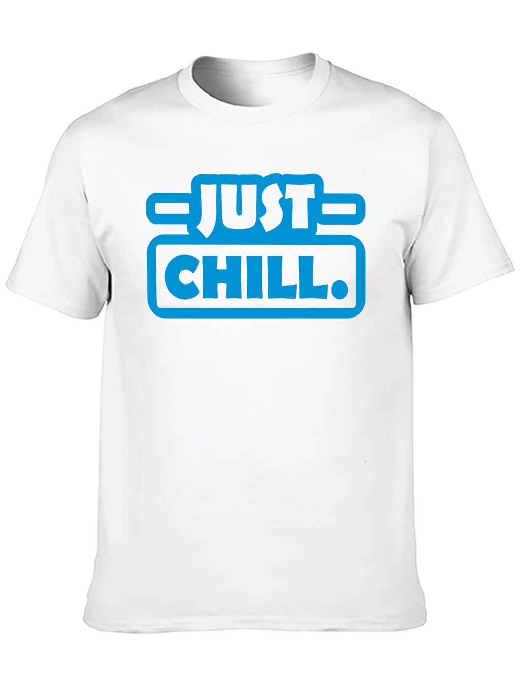 Just Chill Graphic T-Shirt - Black Crew Neck Tee