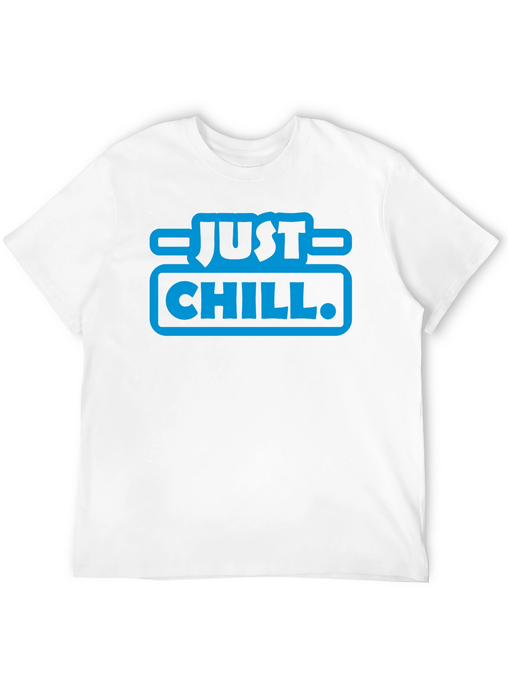 Just Chill Graphic T-Shirt - Black Crew Neck Tee