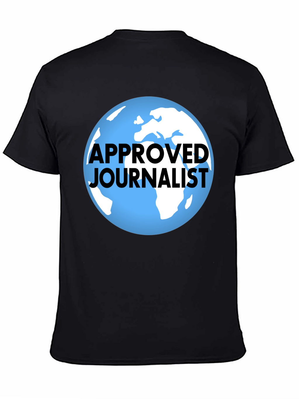 Approved Journalist Graphic T-Shirt - Black