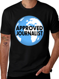 Approved Journalist Graphic T-Shirt - Black