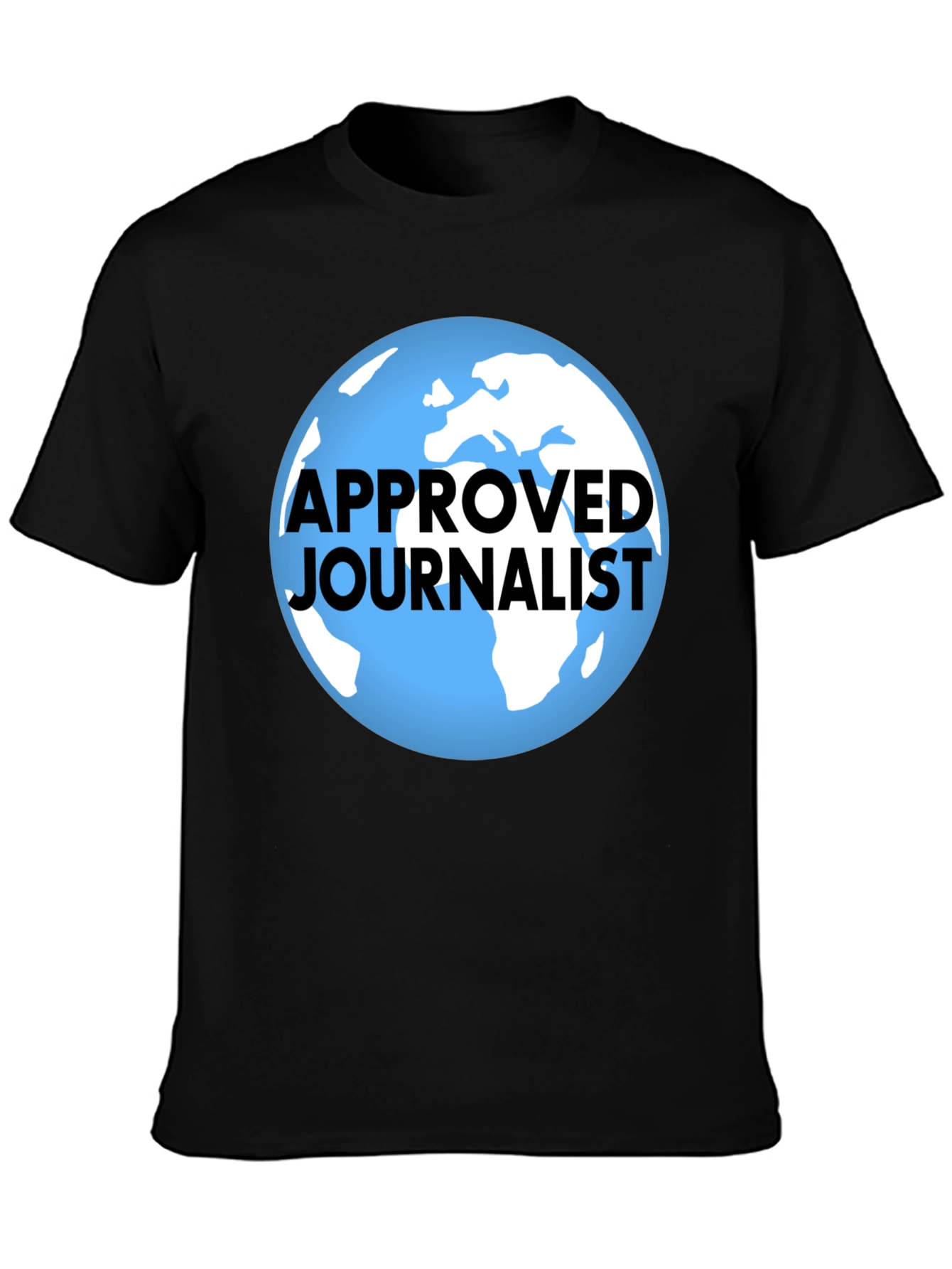 Approved Journalist Graphic T-Shirt - Black