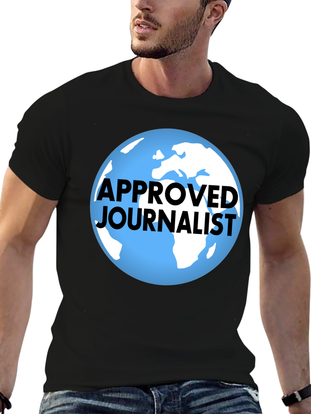 Approved Journalist Graphic T-Shirt - Black