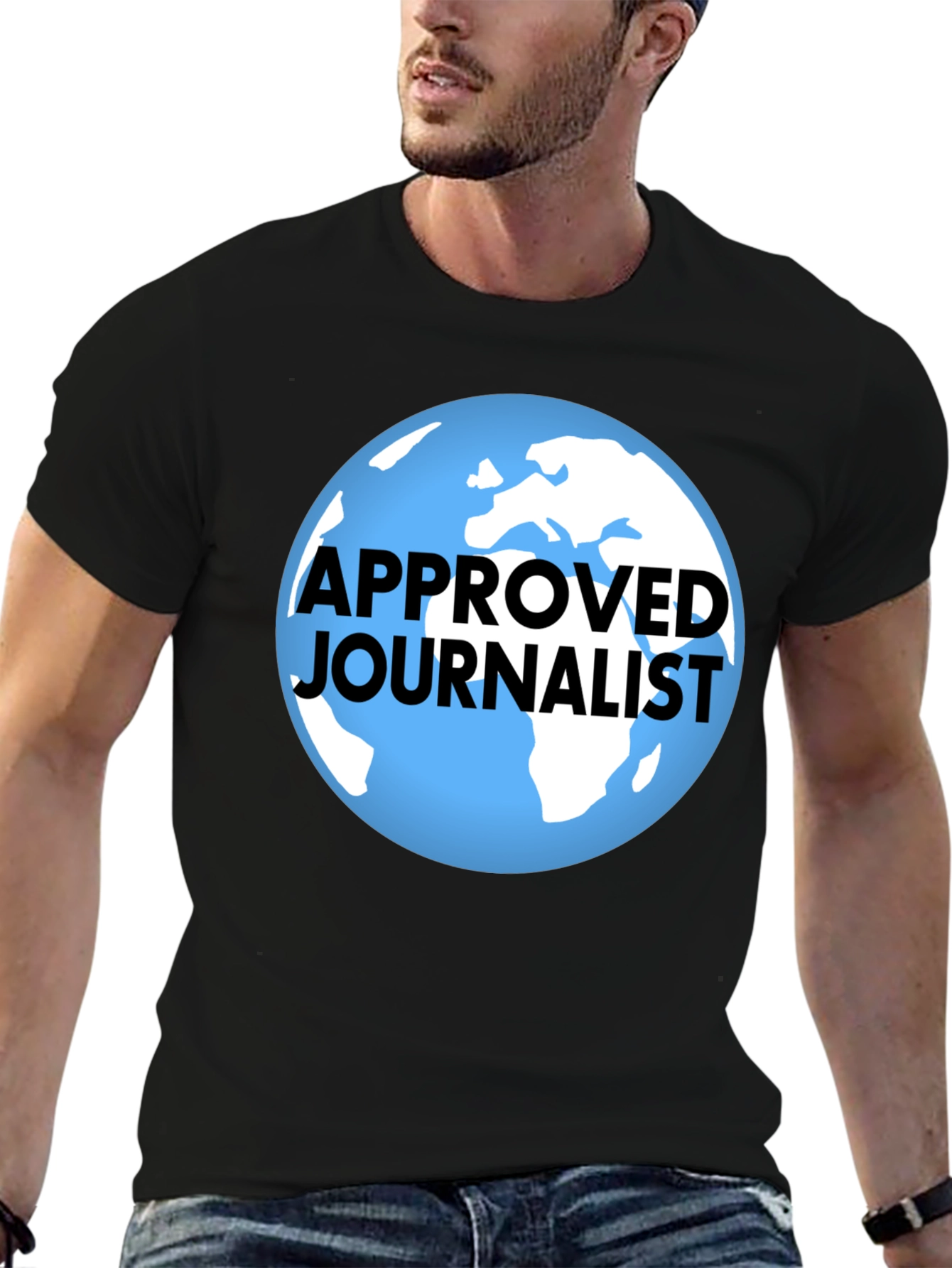 Approved Journalist Graphic T-Shirt - Black