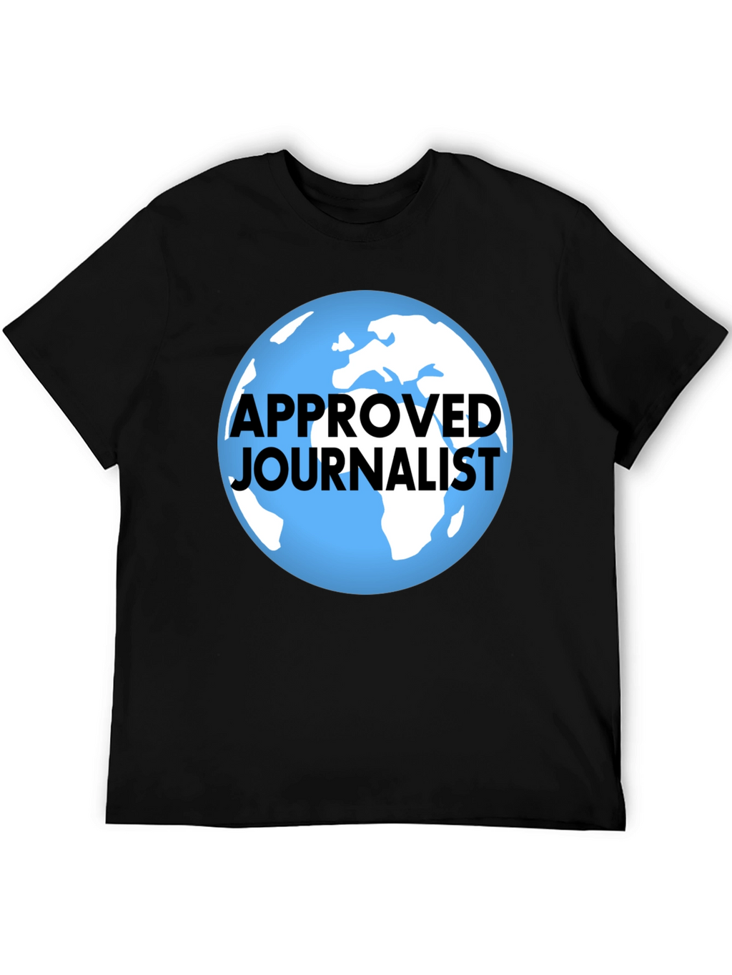 Approved Journalist Graphic T-Shirt - Black