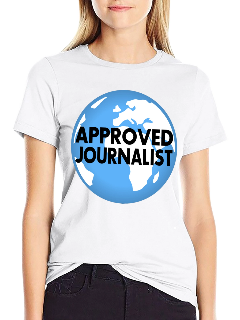 Approved Journalist Graphic T-Shirt - Black