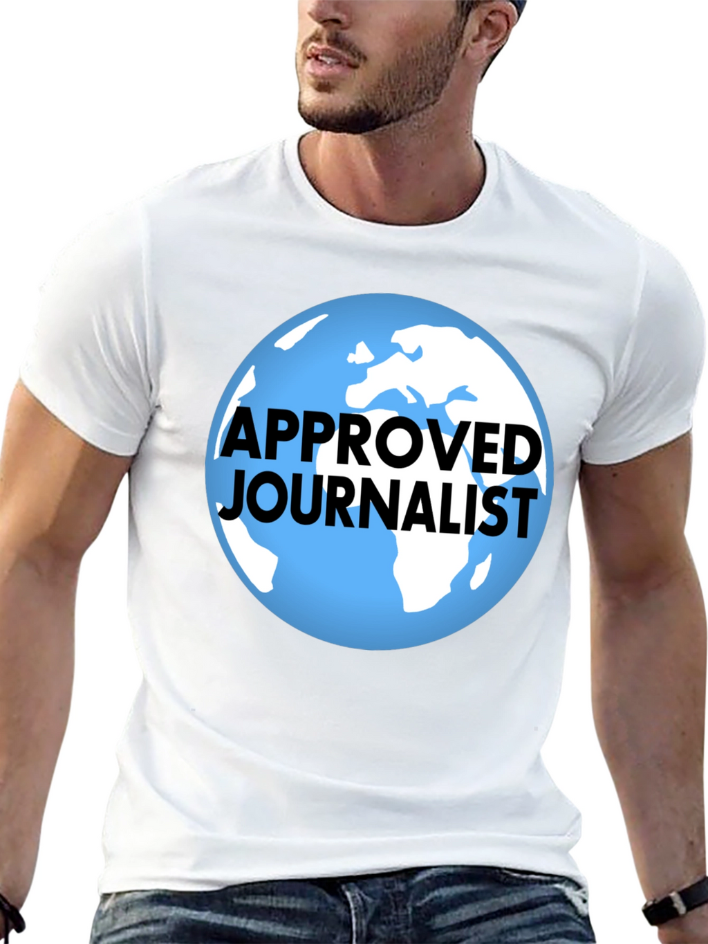 Approved Journalist Graphic T-Shirt - Black