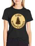 Camp Winnipesaukee T-Shirt - Black Cotton Tee