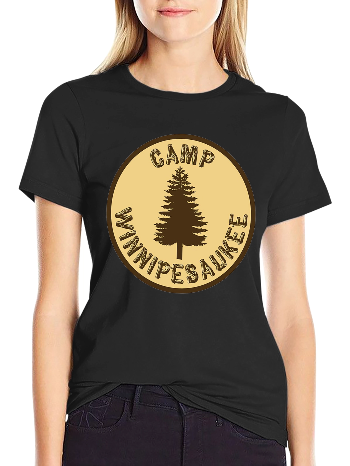 Camp Winnipesaukee T-Shirt - Black Cotton Tee