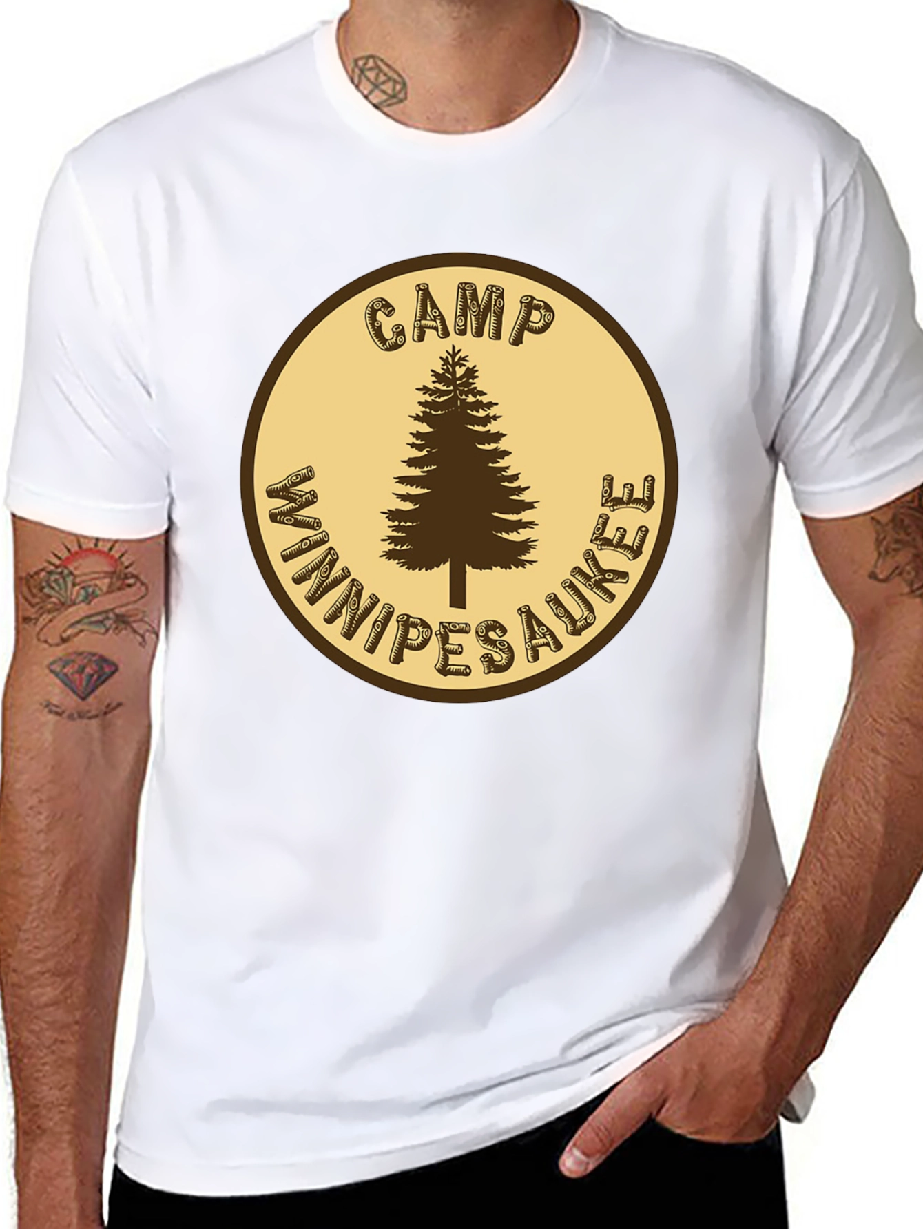 Camp Winnipesaukee T-Shirt - Black Cotton Tee
