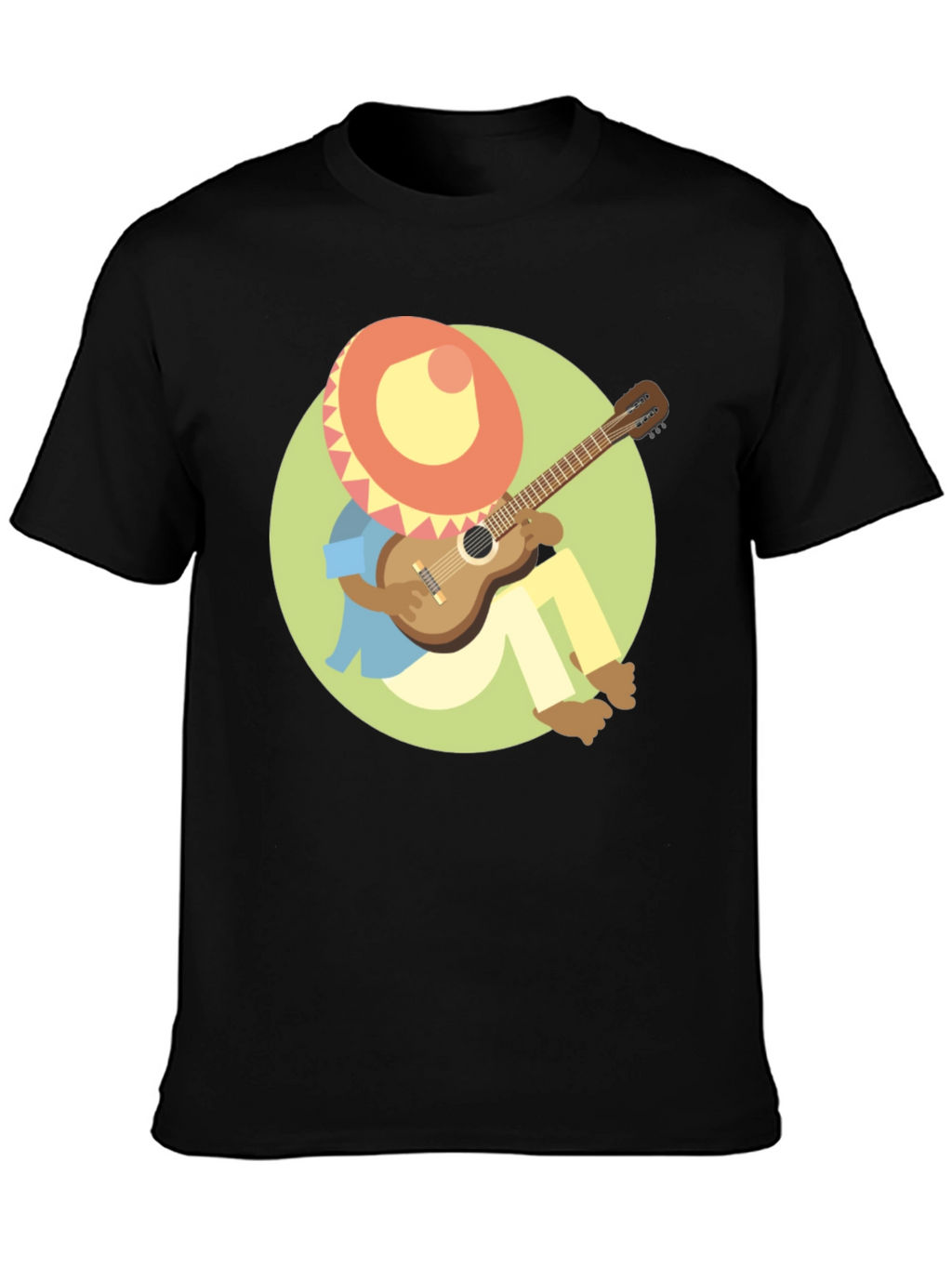 Mariachi Cartoon Graphic T-Shirt