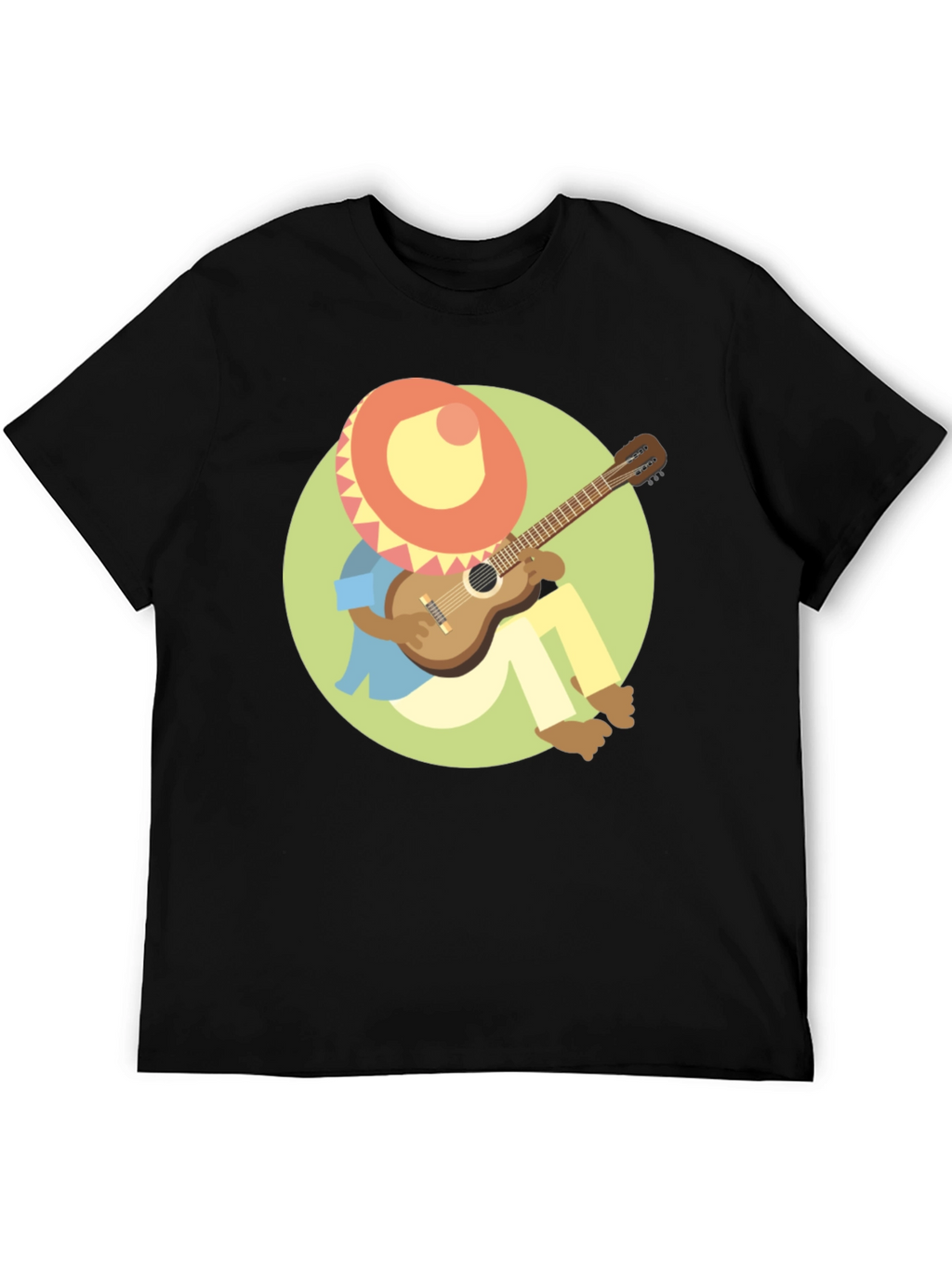 Mariachi Cartoon Graphic T-Shirt