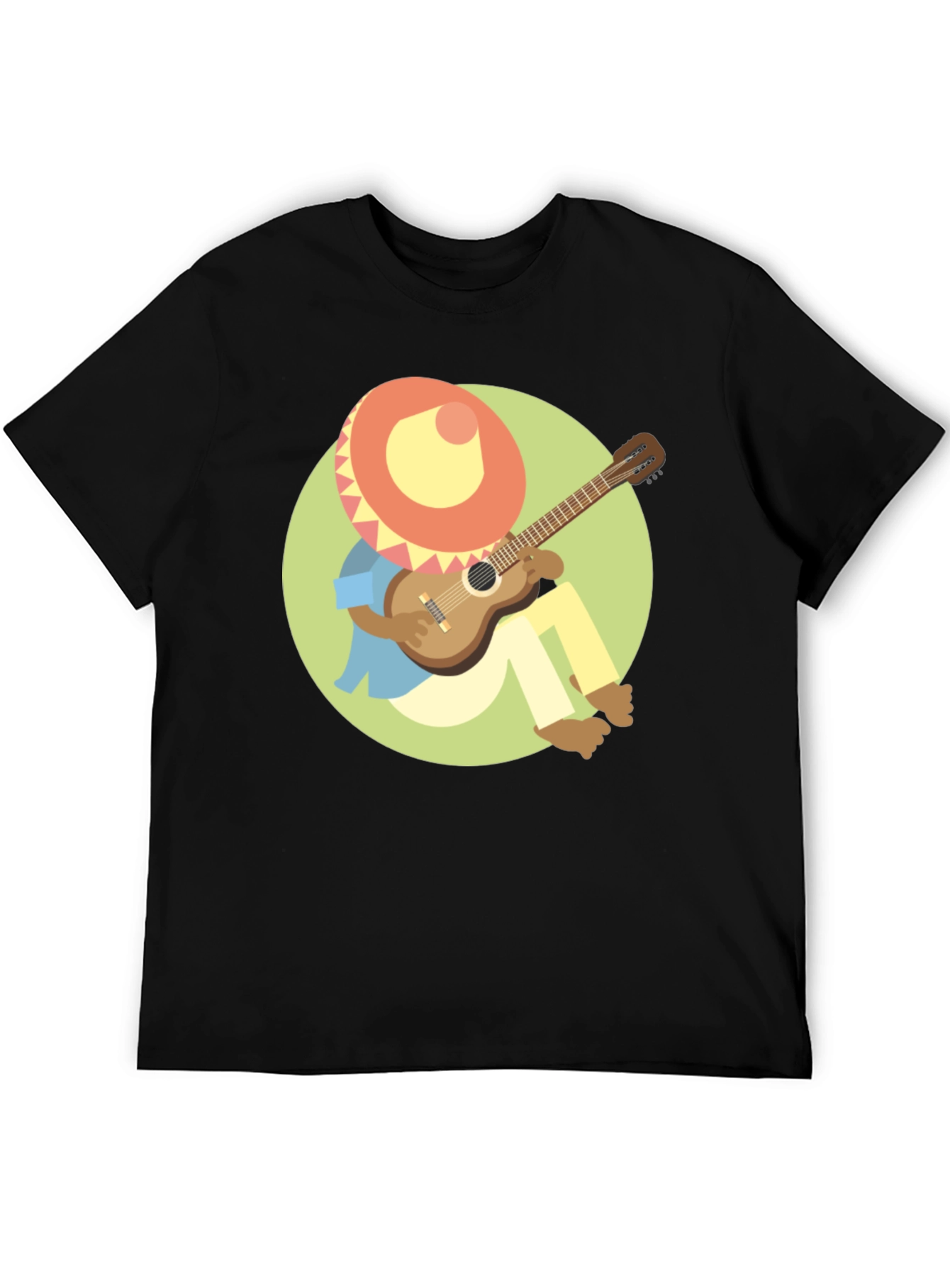 Mariachi Cartoon Graphic T-Shirt