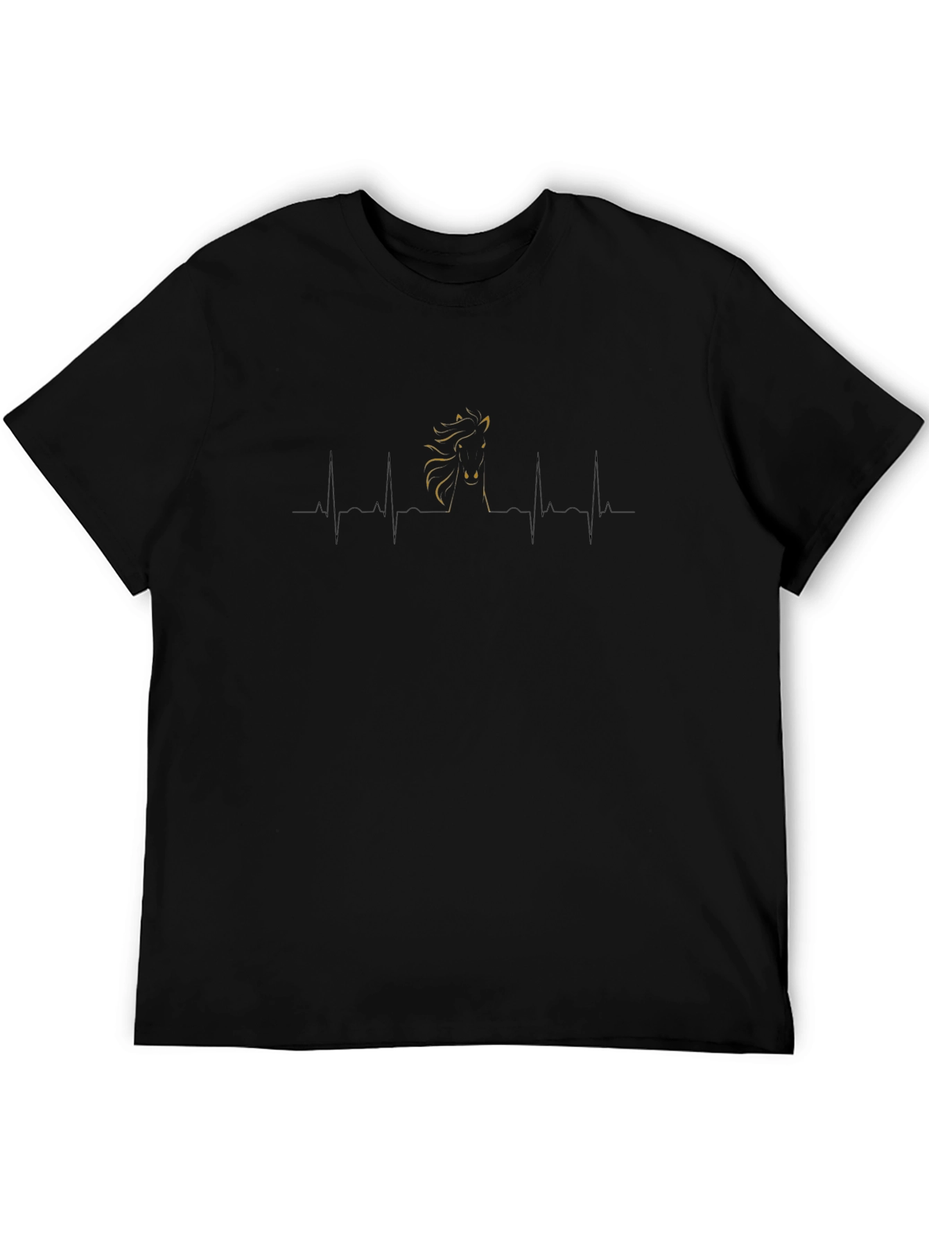 Horse Lovers Heartbeat Tee - Stylish & Unique