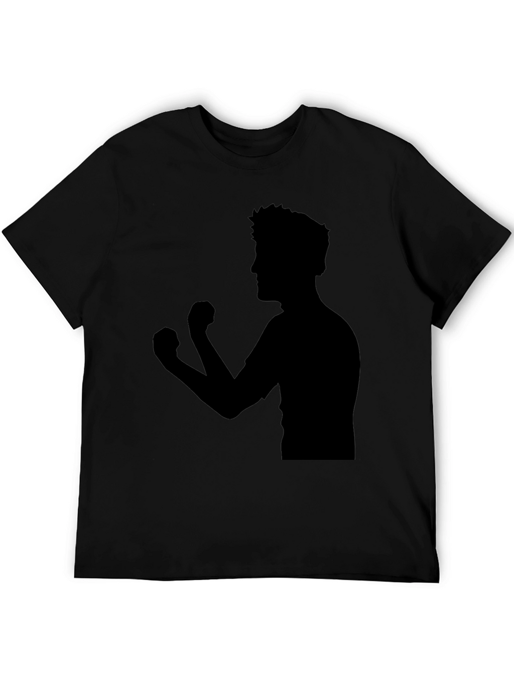 Silhouette Boxer Graphic Tee - Black
