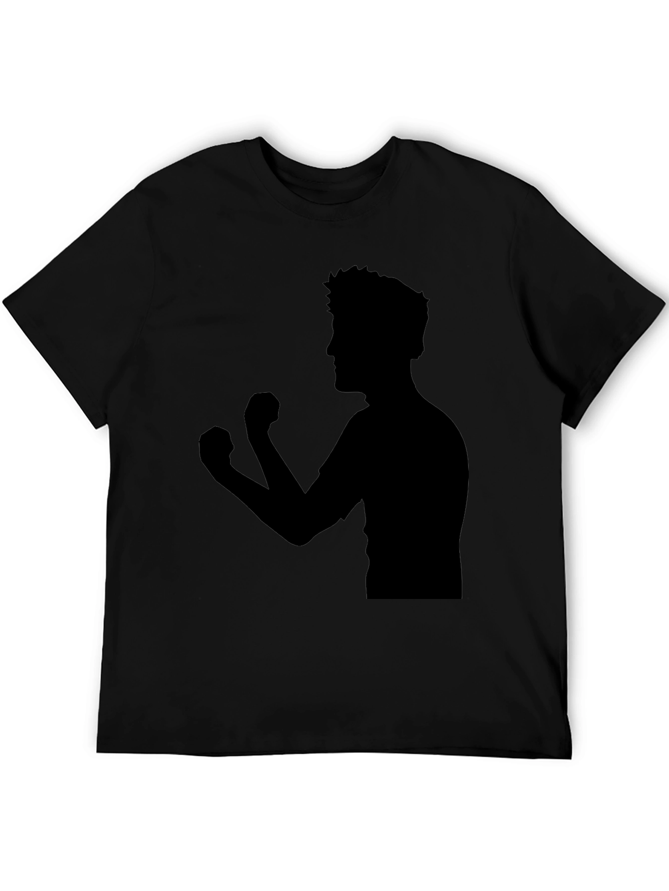 Silhouette Boxer Graphic Tee - Black