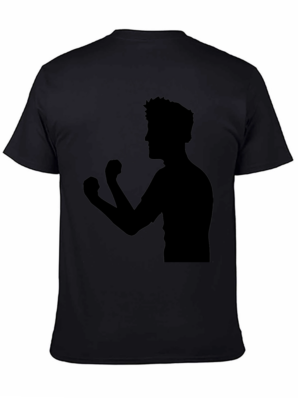 Silhouette Boxer Graphic Tee - Black