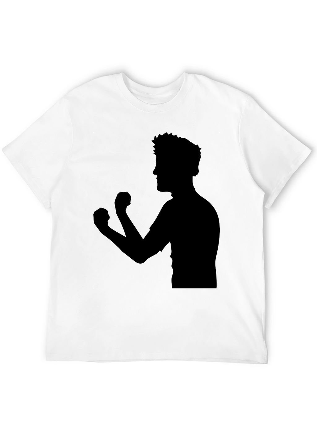 Silhouette Boxer Graphic Tee - Black