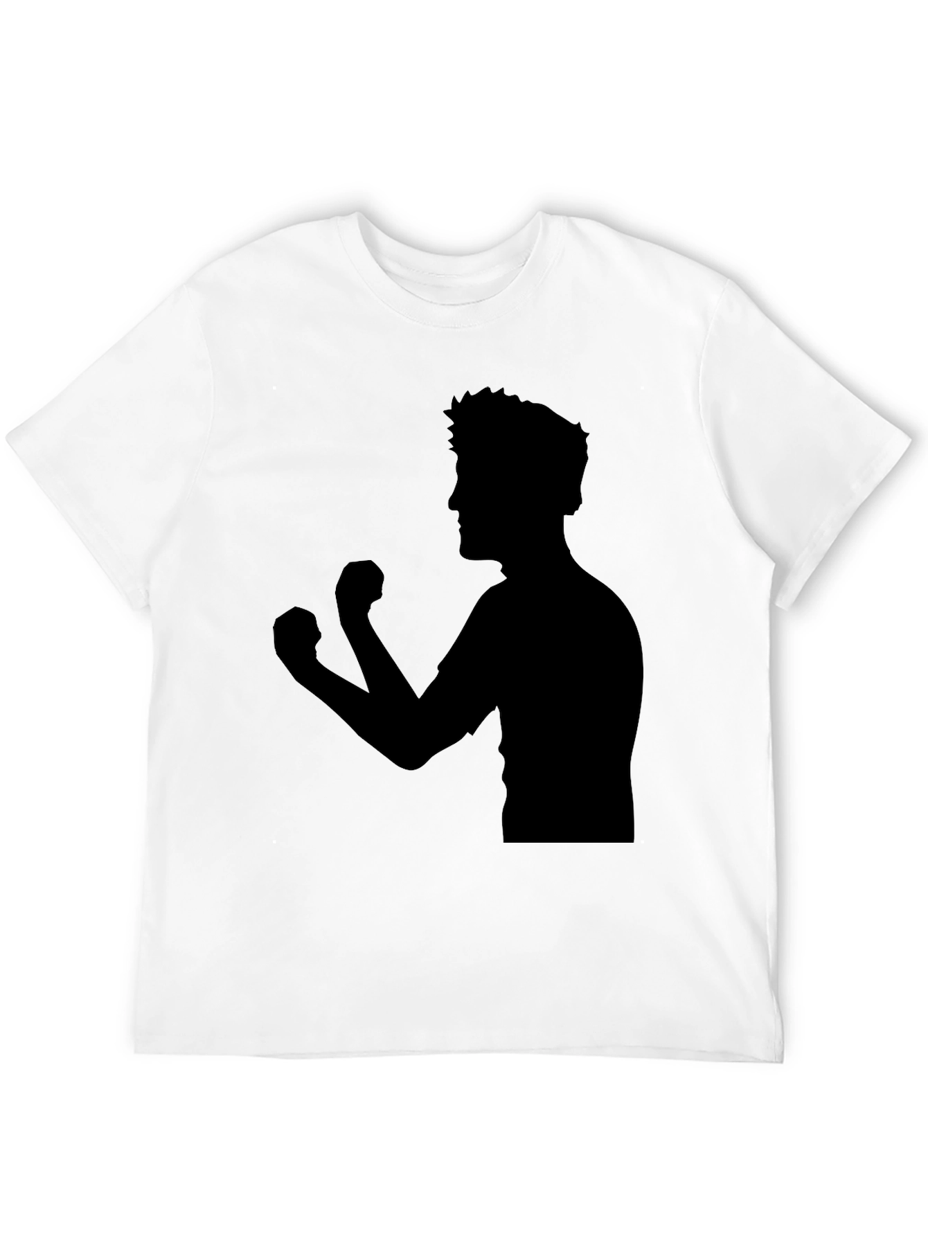 Silhouette Boxer Graphic Tee - Black