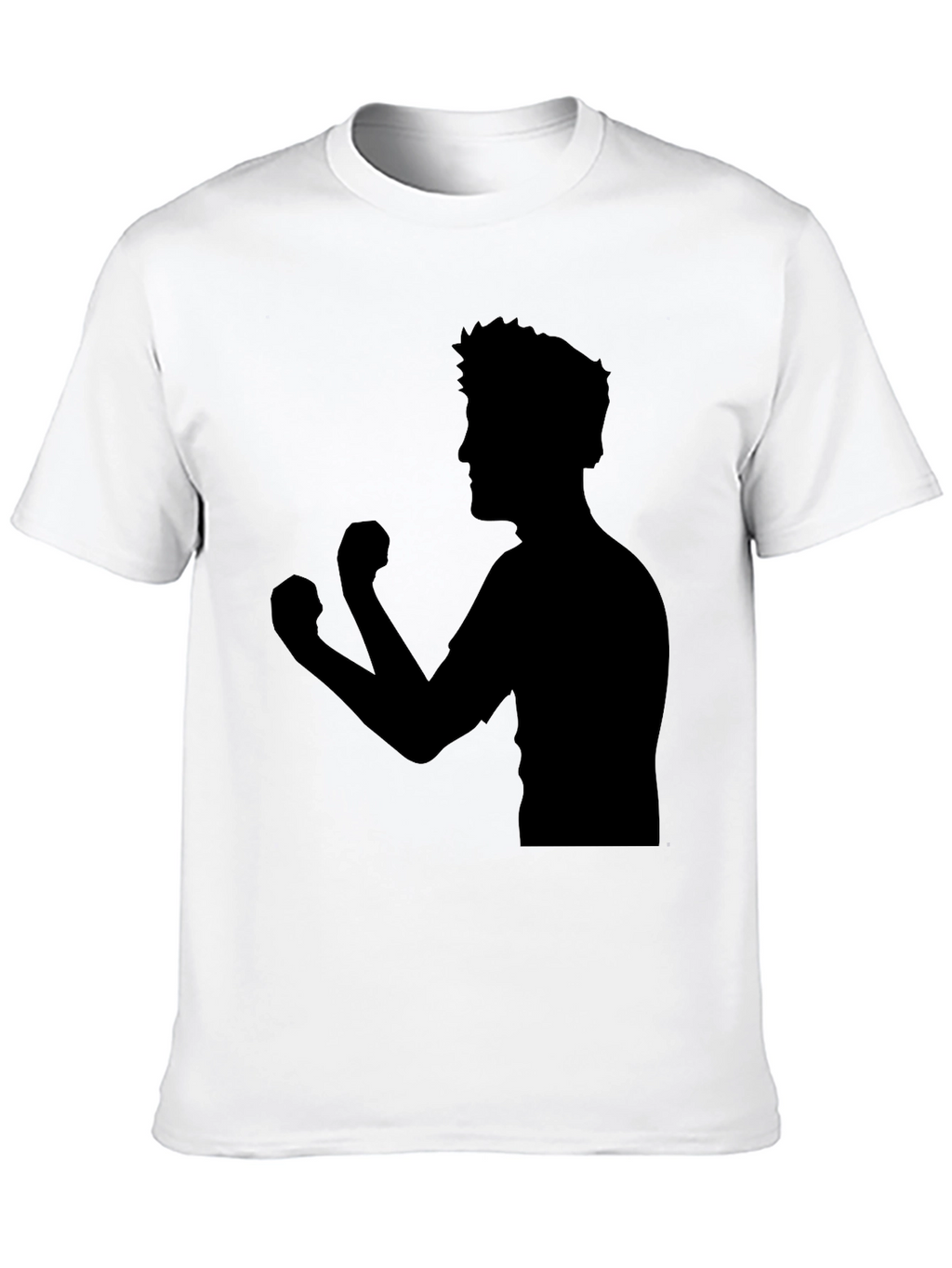 Silhouette Boxer Graphic Tee - Black