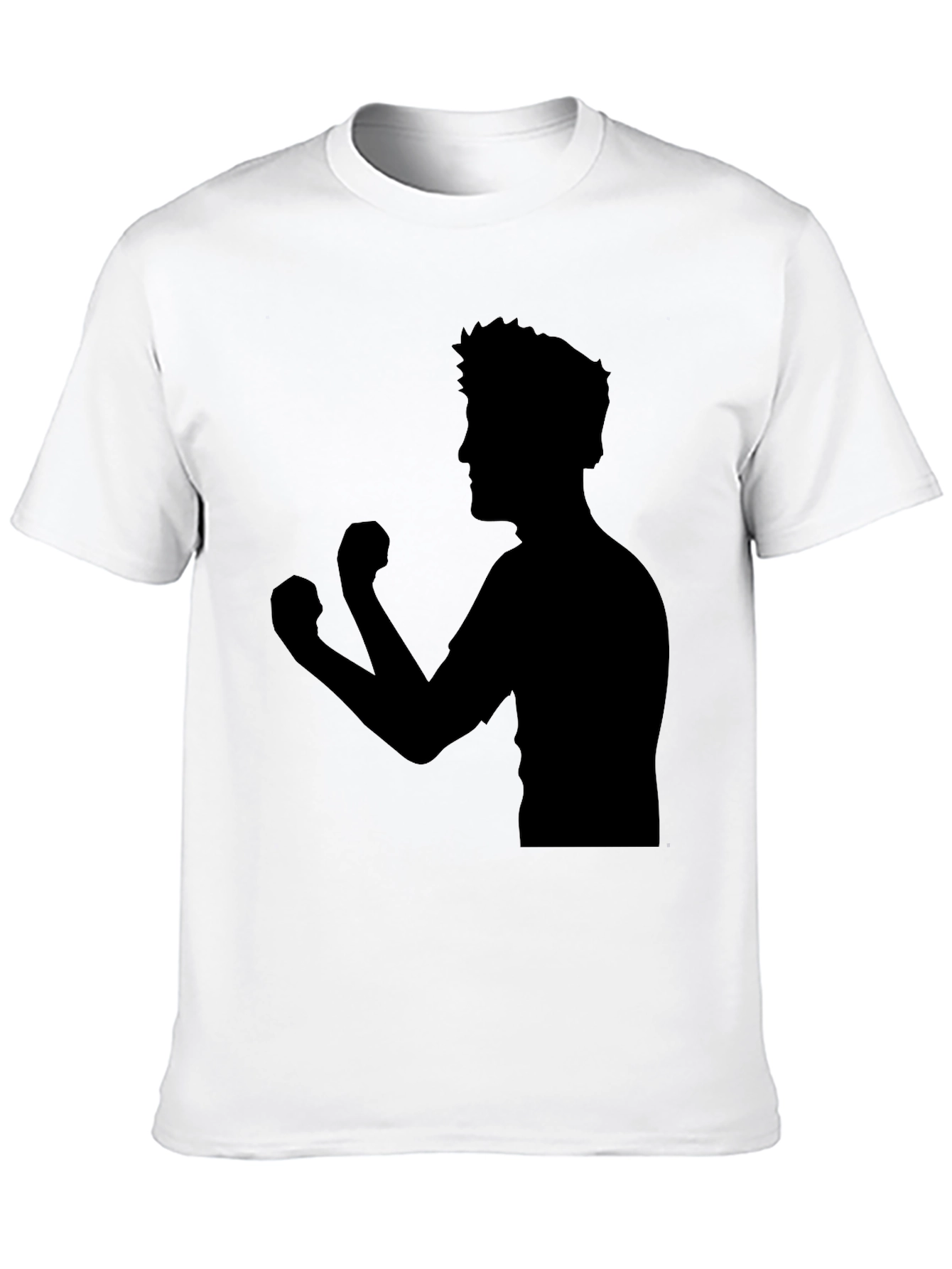 Silhouette Boxer Graphic Tee - Black