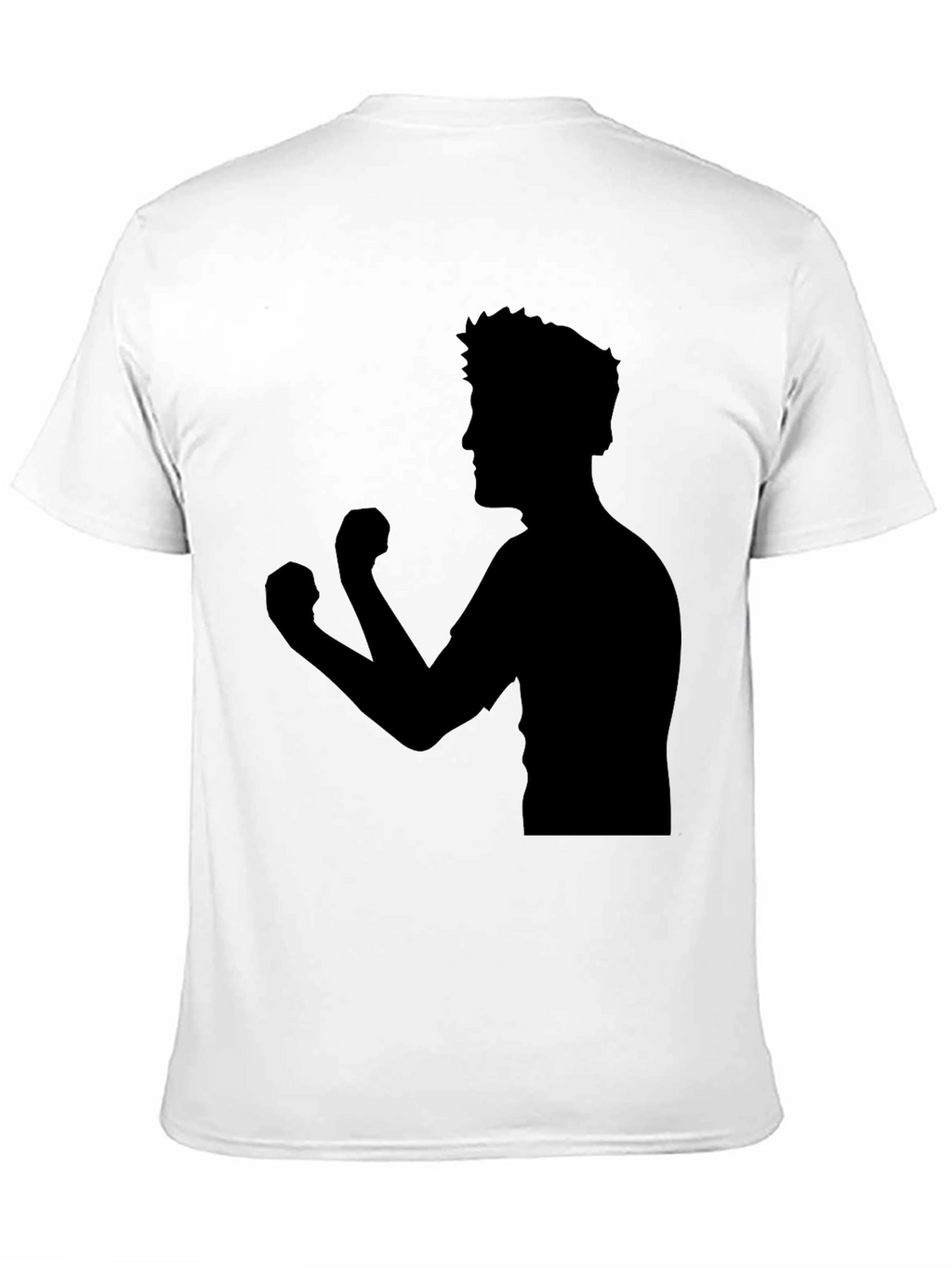 Silhouette Boxer Graphic Tee - Black