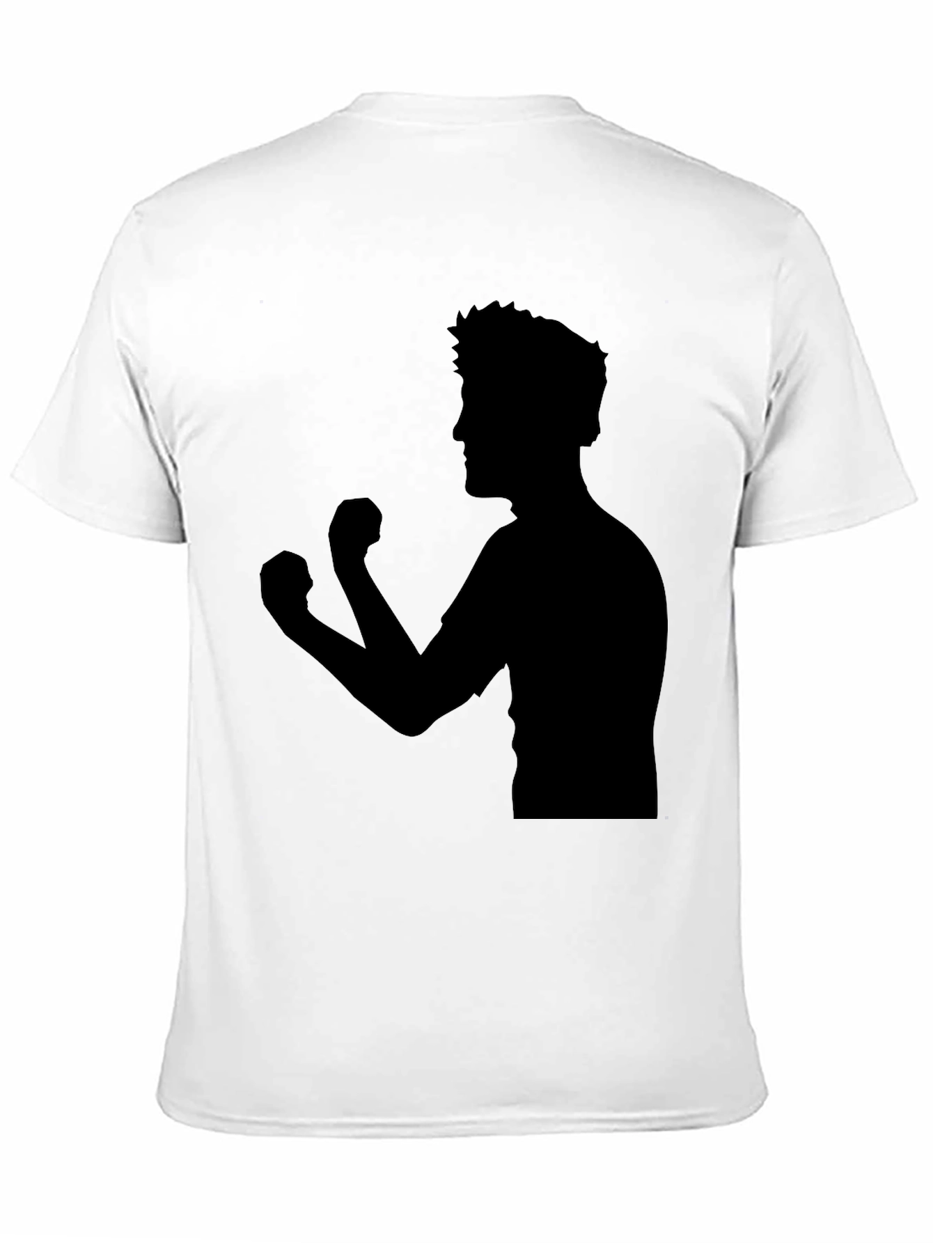 Silhouette Boxer Graphic Tee - Black