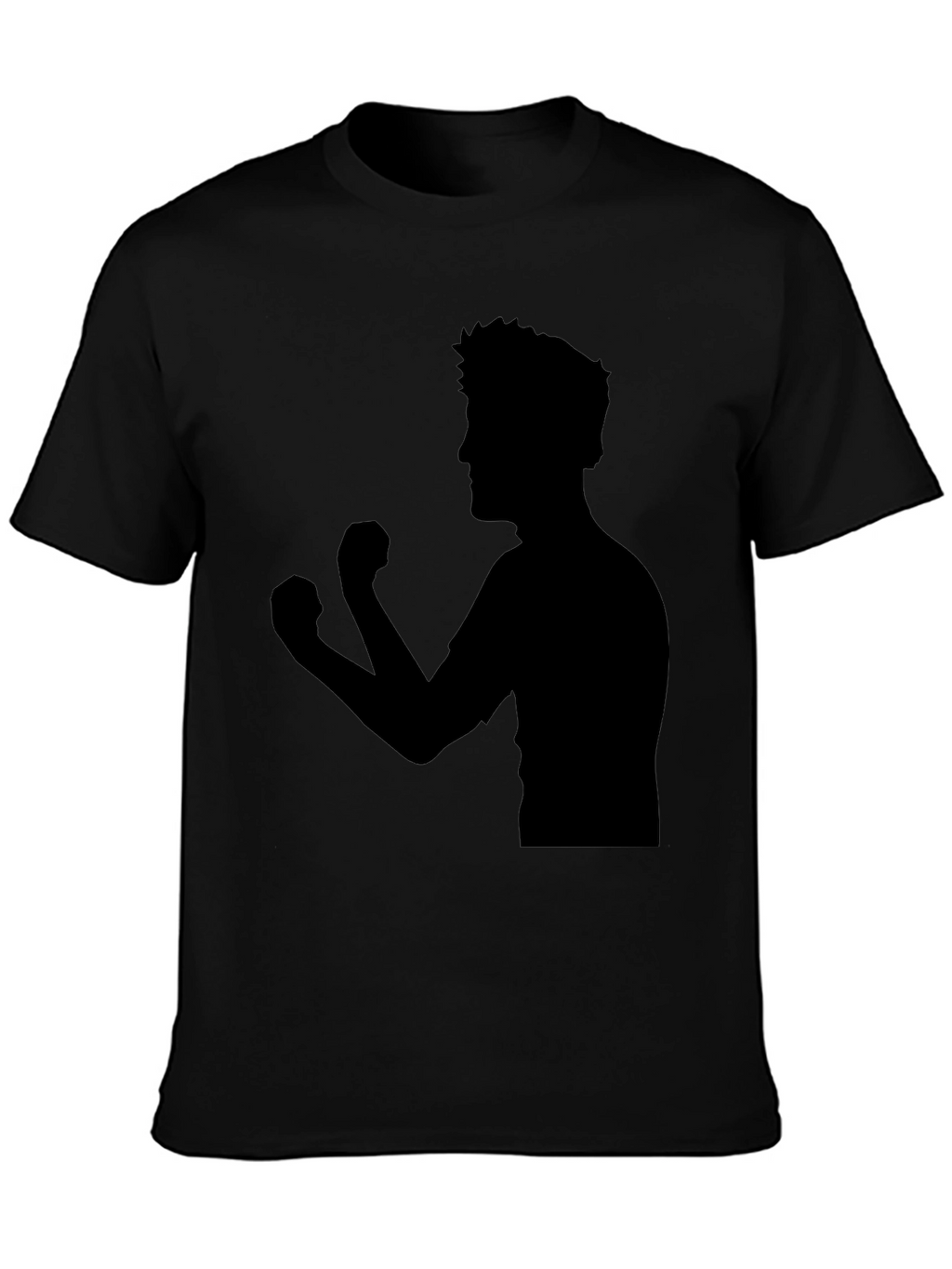 Silhouette Boxer Graphic Tee - Black