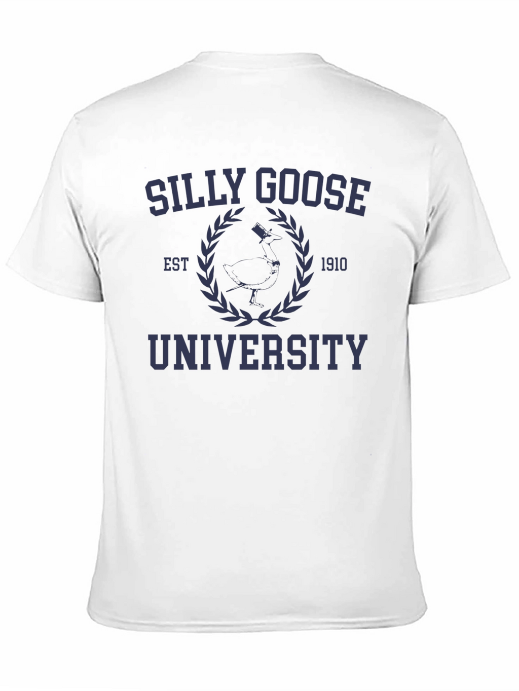 Silly Goose University T-Shirt - Est. 1910 - Black