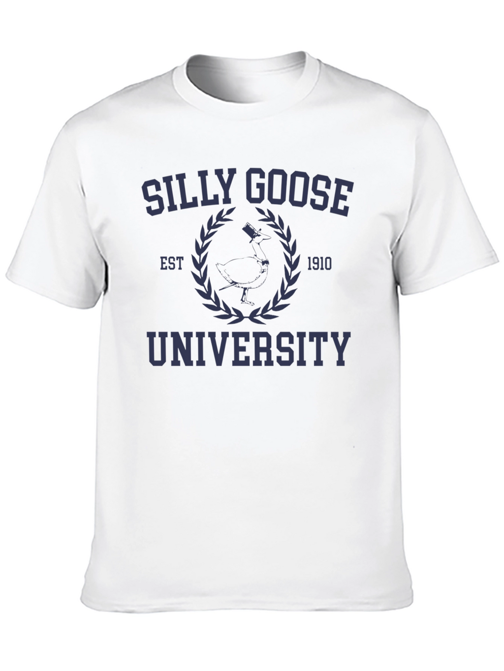 Silly Goose University T-Shirt - Est. 1910 - Black