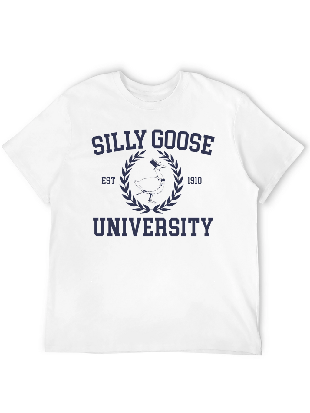 Silly Goose University T-Shirt - Est. 1910 - Black