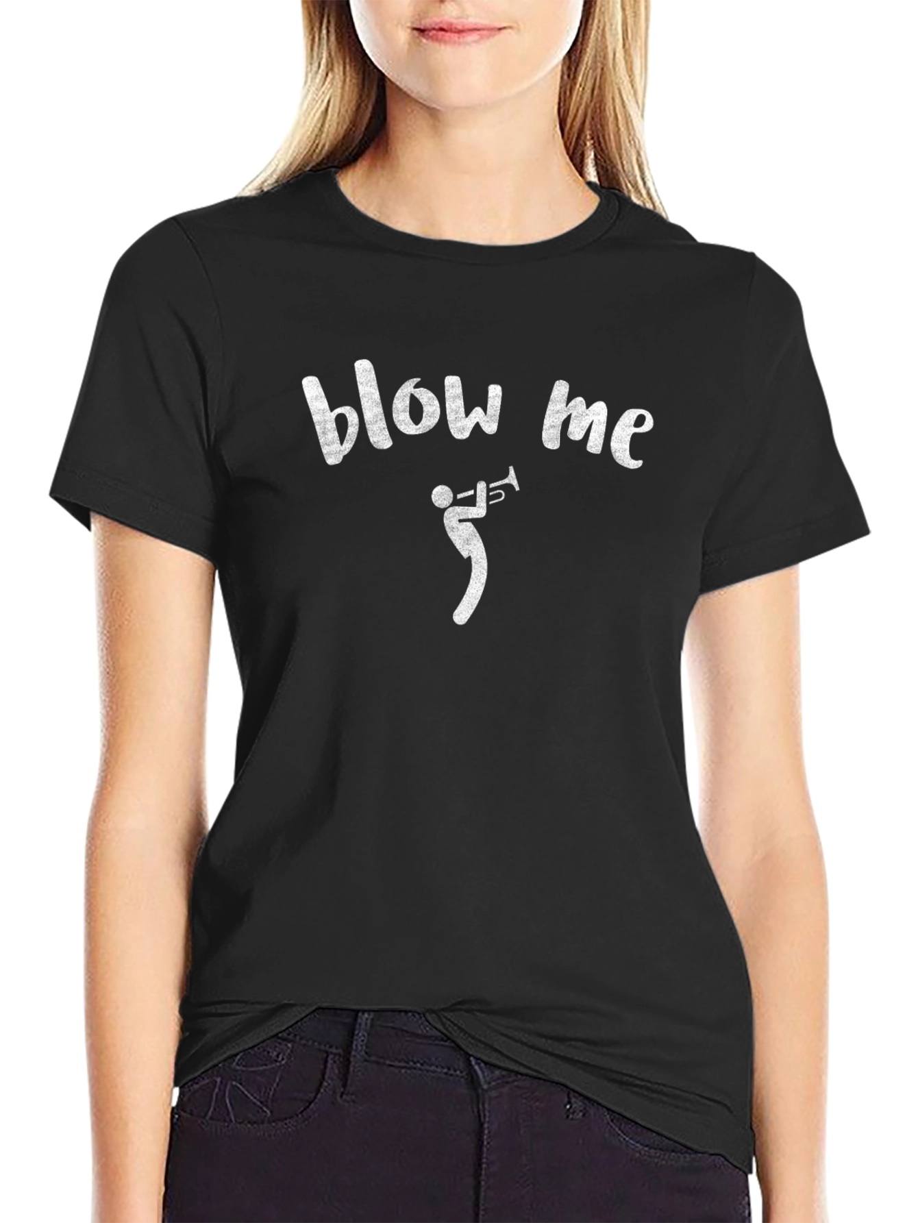 Blow Me Trumpet T-Shirt - Funny Graphic Tee