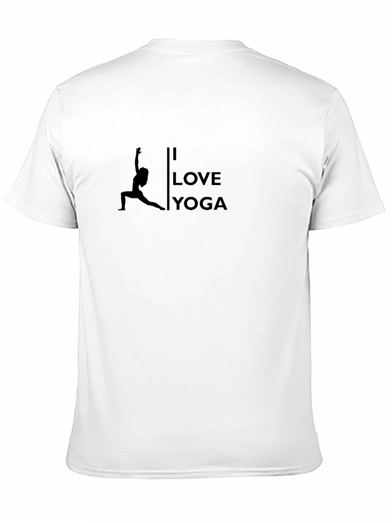 I Love Yoga Black Graphic Tee