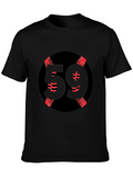 Black T-Shirt with Unique Number 59 Baseball Design