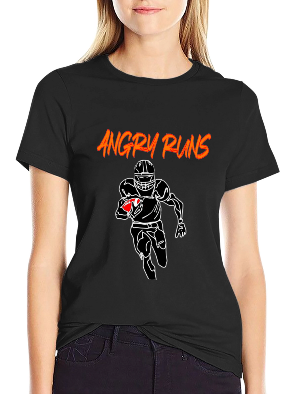 Angry Runs Football T-Shirt