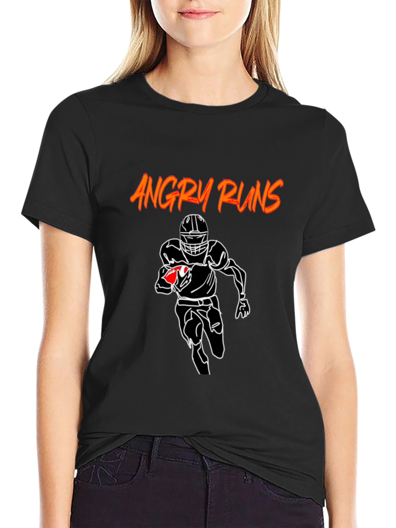 Angry Runs Football T-Shirt