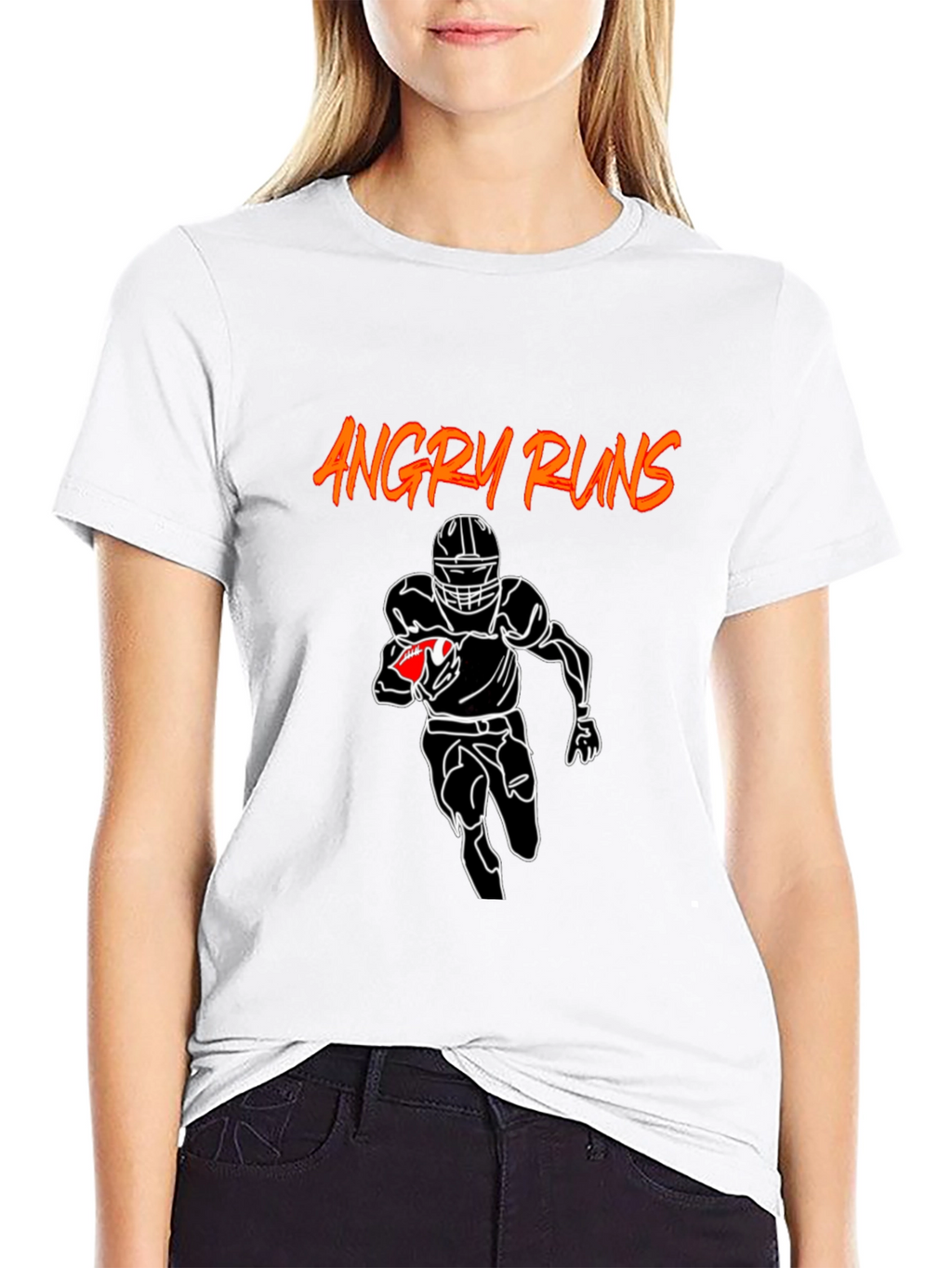 Angry Runs Football T-Shirt