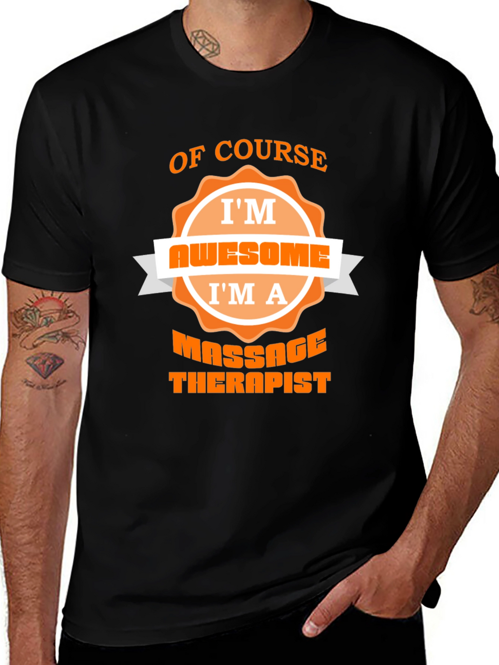 Massage Therapist Awesome Graphic Tee