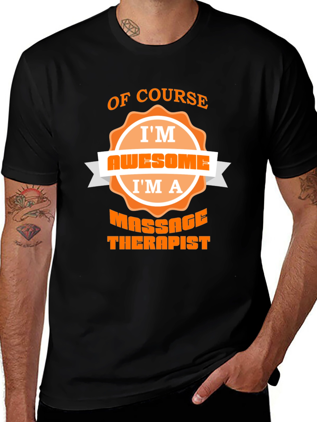 Massage Therapist Awesome Graphic Tee