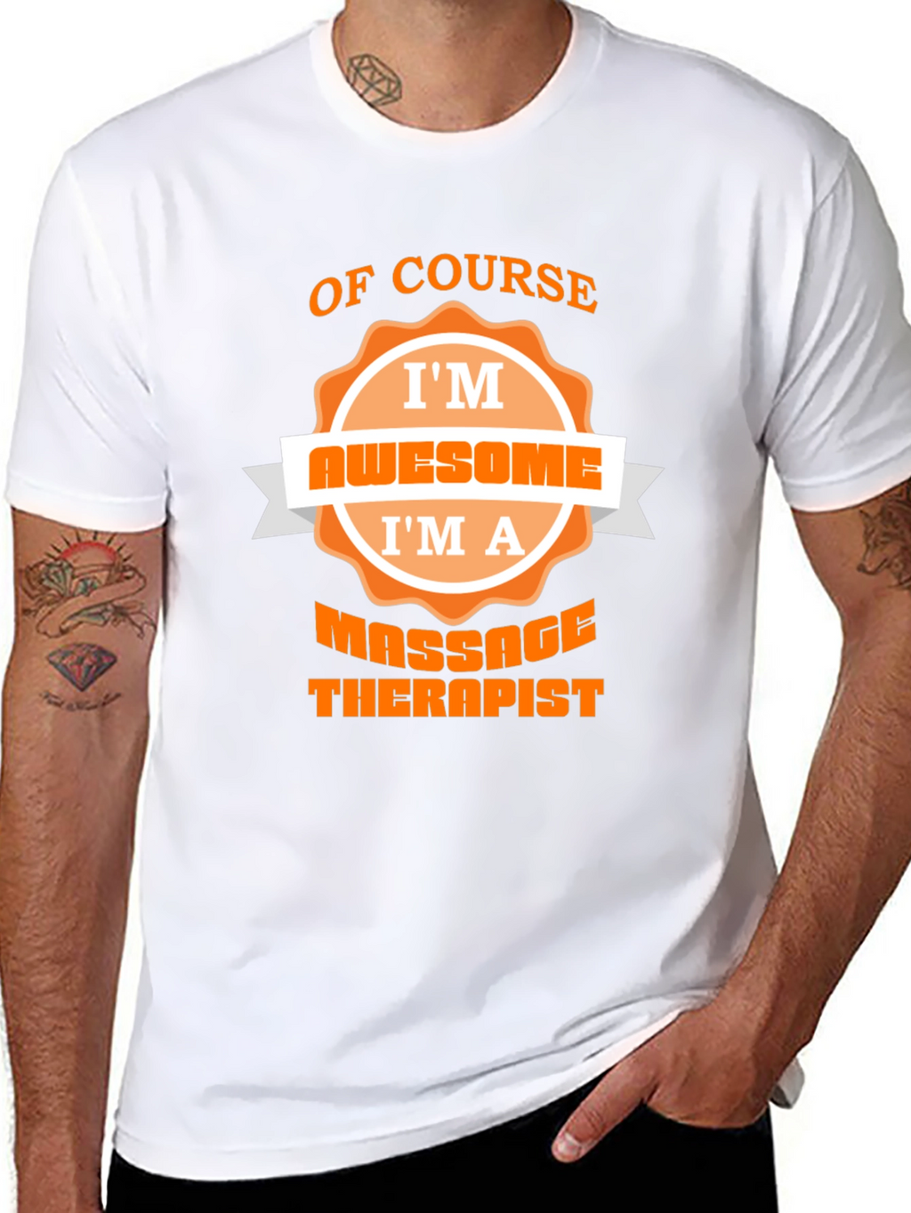 Massage Therapist Awesome Graphic Tee